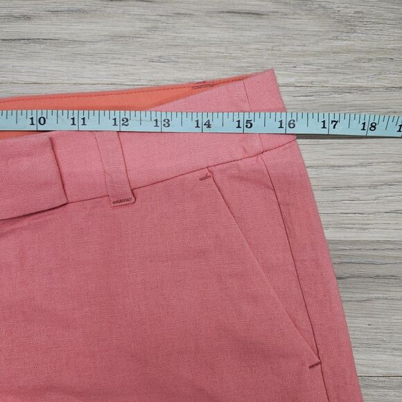 J. Crew Womens Salmon Pink Scalloped Chino Shorts Size 6 - Picture 4 of 7